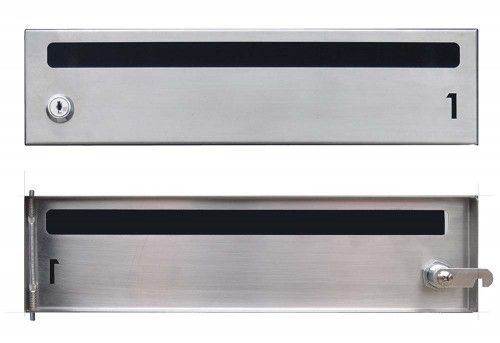 Почтовый ящик секционный steelbox Е2-10.F (RAL 7016)/50 шт 22120205 фото