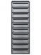 Почтовый ящик секционный steelbox Е2-10.F (RAL 7016)/50 шт 22120205 фото 2