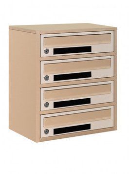 Поштова скринька секційна steelbox Е2-04.C (RAL 1001/1015) 22040303 фото