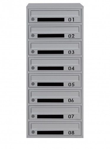 Поштова скринька секційна steelbox Е2-08.D (RAL 7035) 22080104 фото