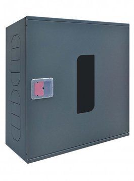 Шафа пожежна steelbox ШП-НС 60/60 (RAL 7016) (навісна, із задньою стінкою, антрацит, 600х600х230 мм)/30 шт 32060633/Г1 фото