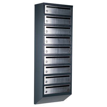 Поштова скринька секційна steelbox Е1-09.F (RAL 7016) 21090205 фото