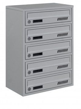 Поштова скринька секційна steelbox Е2-05.А (RAL 7035) 22050101 фото