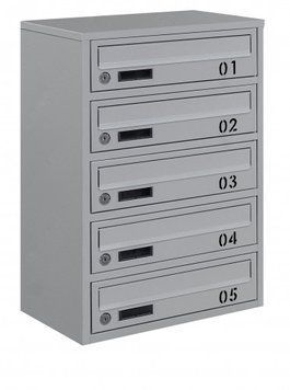 Поштова скринька секційна steelbox Е2-05.B (RAL 7035) 22050102 фото
