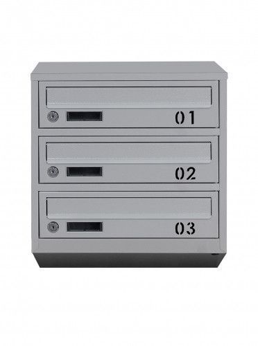 Поштова скринька секційна steelbox Е1-03.B (RAL 7035) 21030102 фото