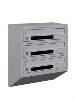 Поштова скринька секційна steelbox Е1-03.C (RAL 7035) 21030103 фото