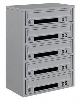 Поштова скринька секційна steelbox Е2-05.D (RAL 7035) 22050104 фото