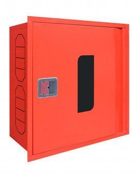 Шафа пожежна steelbox ШП-ВС 60/60 (RAL 3020) (вбудована, із задньою стінкою, червона, 600х600х230 мм)/30 шт 34060631/Г1 фото