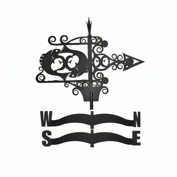 Флюгер великий Ф-59В (Знак зодіаку риби) 700х430мм 11516800 фото