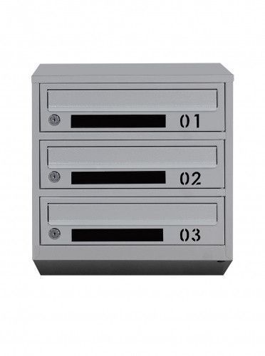 Почтовый ящик секционный steelbox Е1-03.D (RAL 7035) 21030104 фото