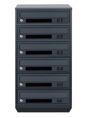 Поштова скринька секційна steelbox Е1-06.D (RAL 7016) 21060204 фото