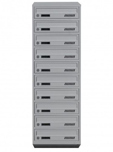 Поштова скринька секційна steelbox Е1-10.А (RAL 7035) 21100101 фото