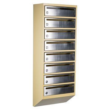 Поштова скринька секційна steelbox Е1-08.F (RAL 1001/1015) 21080305 фото