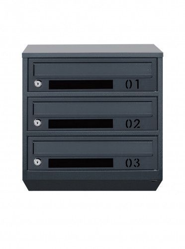 Поштова скринька секційна steelbox Е1-03.D (RAL 7016) 21030204 фото