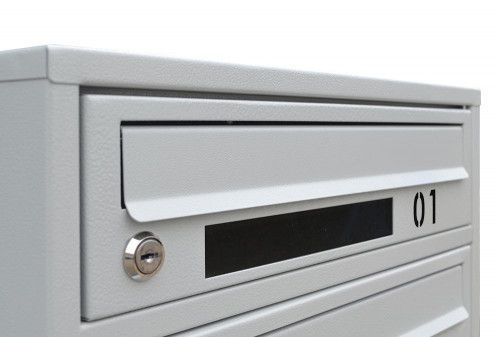 Поштова скринька секційна steelbox Е1-10.D (RAL 7035) 21100104 фото