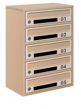 Почтовый ящик секционный steelbox Е2-05.D (RAL 1001/1015) 22050304 фото