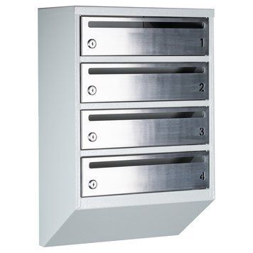 Поштова скринька секційна steelbox Е1-04.F (RAL 7035) 21040105 фото