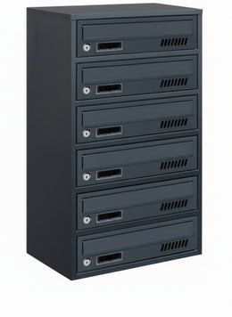 Почтовый ящик секционный steelbox Е2-06.А (RAL 7016) 22060201 фото
