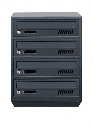 Поштова скринька секційна steelbox Е1-04.А (RAL 7016) 21040201 фото