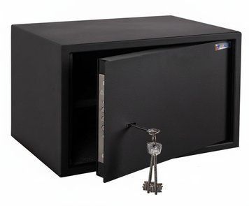 Офисный сейф для документов steelbox СД-385 235x385x270 мм, черный 42140704 фото