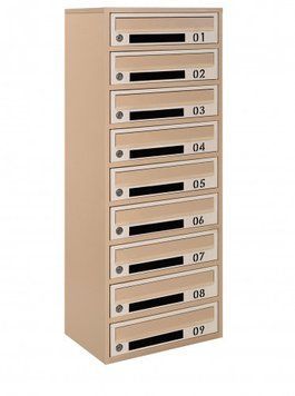 Почтовый ящик секционный steelbox Е2-09.D (RAL 1001/1015) 22090304 фото