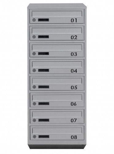 Поштова скринька секційна steelbox Е1-08.B (RAL 7035) 21080102 фото