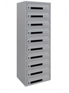 Почтовый ящик секционный steelbox Е2-10.C (RAL 7035) 22100103 фото