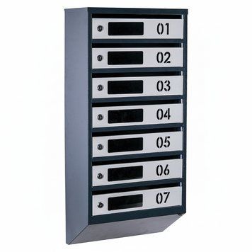 Ящик почтовый многосекционный ЯП07D (антрацитово-серый) 21005730 фото