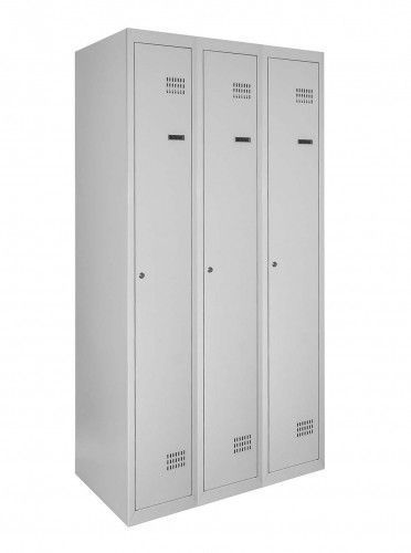 Шкаф металлический для одежды одноуровневый steelbox ШОМ 1/30/3 (180х90х50) 1300300 фото