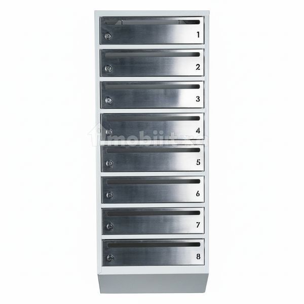 Почтовый ящик секционный steelbox Е1-08.F (RAL 7035) 21080105 фото