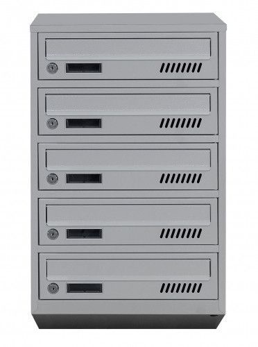 Почтовый ящик секционный steelbox Е1-05.А (RAL 7035) 21050101 фото