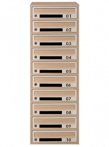 Почтовый ящик секционный steelbox Е2-10.D (RAL 1001/1015)/50 шт 22120304 фото