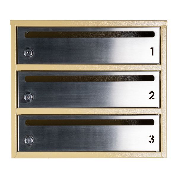 Почтовый ящик секционный steelbox Е2-03.F (RAL 1001/1015) 22030305 фото