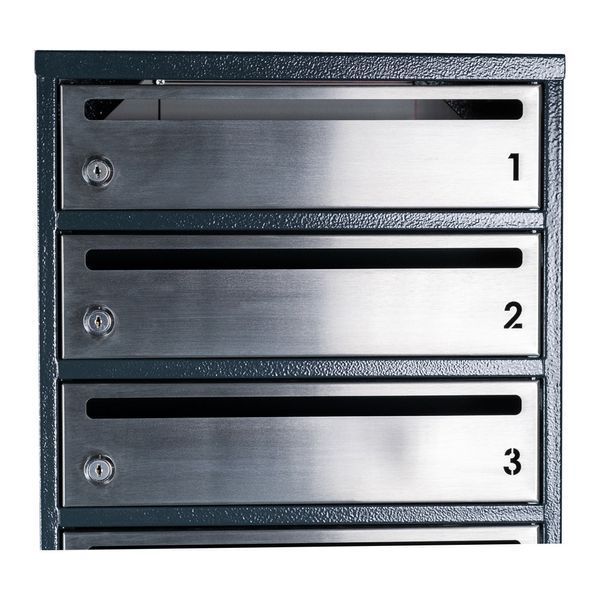 Поштова скринька секційна steelbox Е1-08.F (RAL 7016) 21080205 фото