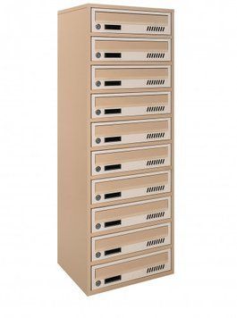 Почтовый ящик секционный steelbox Е2-10.А (RAL 1001/1015) 22100301 фото