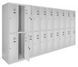 Шафа металева для одягу дворівнева steelbox ШОМ 2/30/10 (180х300х50) 4301000 фото 1