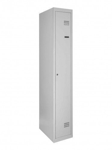 Шкаф металлический для одежды одноуровневый steelbox ШОМ 1/40/1 (180х40х50) 1400100 фото