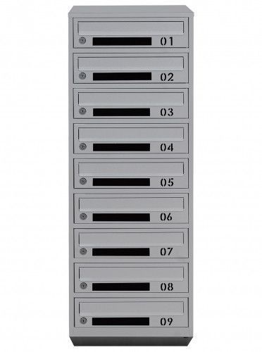 Поштова скринька секційна steelbox Е1-09.D (RAL 7035) 21090104 фото