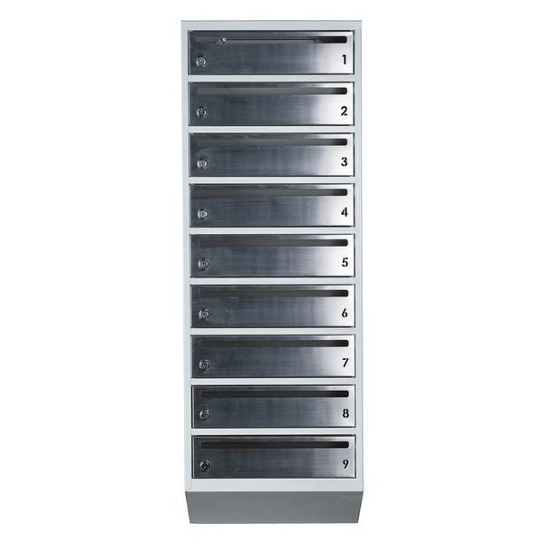 Поштова скринька секційна steelbox Е1-09.F (RAL 7035) 21090105 фото