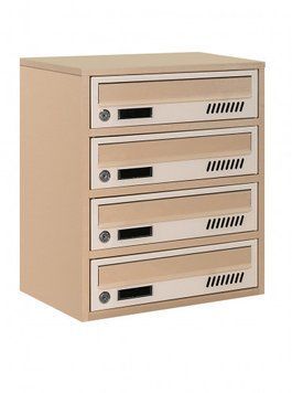 Поштова скринька секційна steelbox Е2-04.А (RAL 1001/1015) 22040301 фото